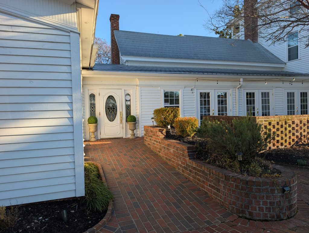 Exterior of private property.